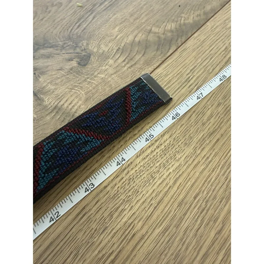 BLUE SUN BELTS kokopelli aztec buckle tribal design nylon belt usa native